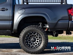 Custom Wheels (1) - Rough Country - 87 Series - Gray w/ Black Ring - 17 x 8.5 / 6 x 5.5 / +0